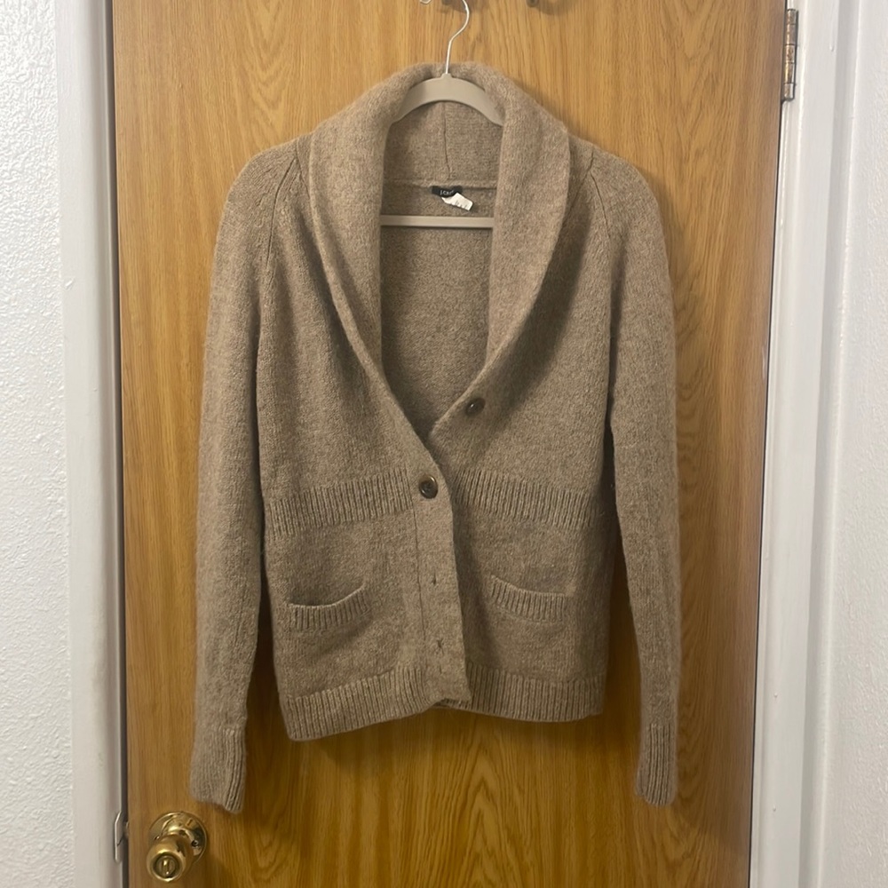 J Crew wool and alpaca cardigan